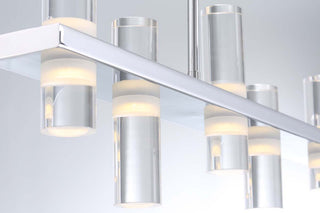 9-Light Contemporary Chandelier by Eurofase
