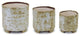 Pot, 3-Piece Set, 5"H, 6"H, 7"H Terra Cotta