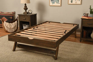 Pop Up, Rustic Walnut Finish With Tray