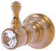 Carolina Crystal Robe Hook, Brushed Bronze