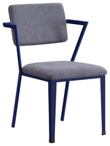 ACME Cargo Chair, Gray Fabric and Blue