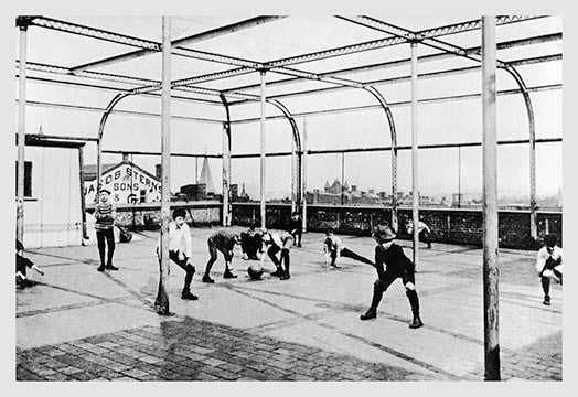 Rooftop Playground- Canvas Poster 20" x 30"