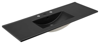 Chaucer 48" Single Sink Bathroom Vanity - Black Black