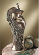 Peacock Centerpiece Vase
