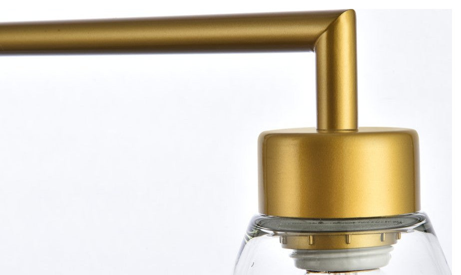 Mira 3-Light Brass Pendant