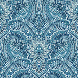 Blue & Grey Swept Away Peel & Stick Wallpaper