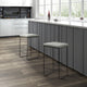 Martha Stewart Hastings Backless Counter Stool with Metal Legs