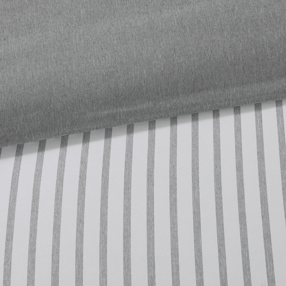 Madison Park Essentials Hayden Reversible Stripe Down Alternative Comforter Set