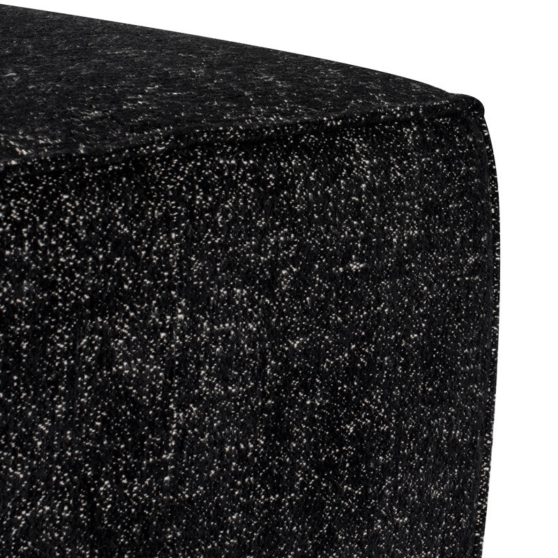 Santina Salt & Pepper Fabric Sofa Ottoman