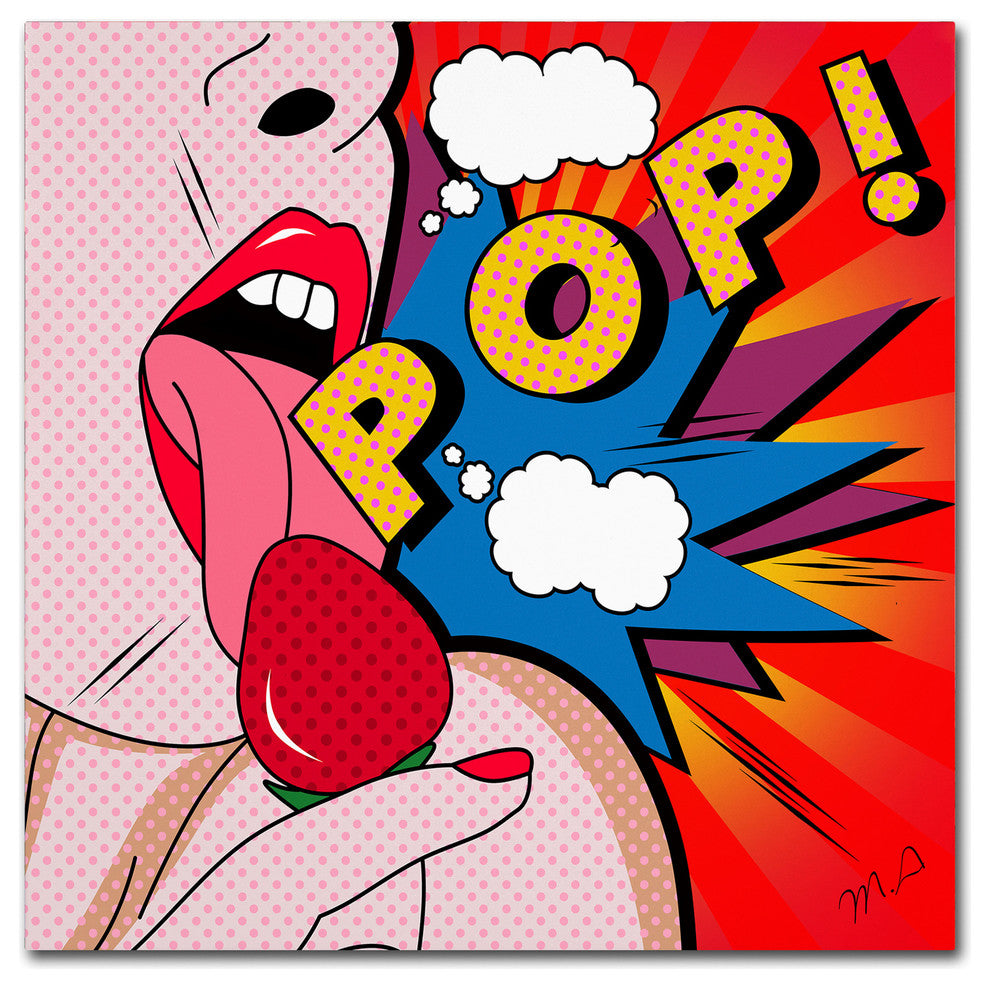 Mark Ashkenazi 'Pop' Canvas Art, 35"x35"