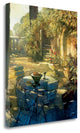 "Sunlit Terrace Crillon Le Brave" By Philip Craig, Giclee on Gallery Wrap Canvas