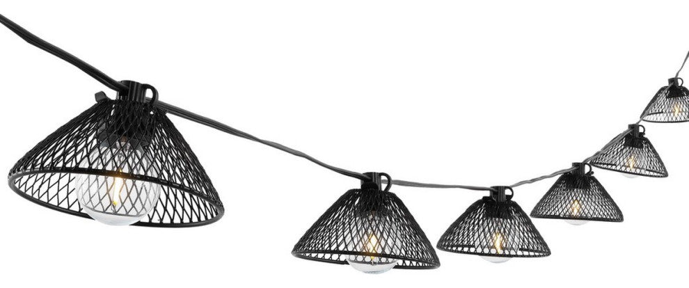 Safavieh Junia Led Outdoor String Lights Black