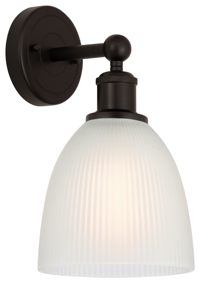 Innovations 616-1W-OB-G381 Castile 1 Light 6" Sconce, Oil Rubbed Bronze