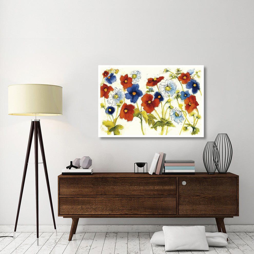 "Independent Blooms I" Digital Paper Print by Shirley Novak, 50"x34"