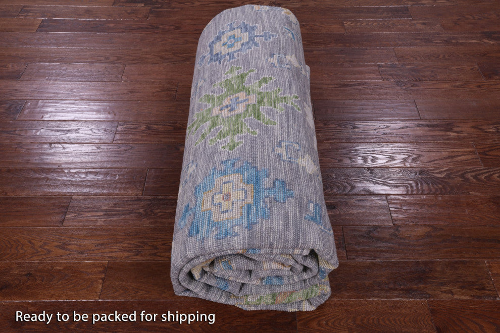 10' 1" X 14' 3" Turkish Oushak Hand-Knotted Rug - Q15665