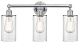 Innovations 616-3W-PC-G802 Clymer 3 Light Bath Vanity Light, Polished Chrome