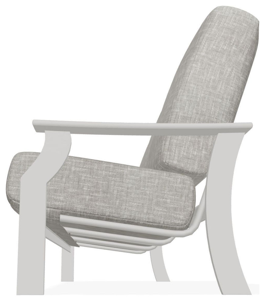 St. Catherine Deep Seat 3-Seat Outdoor Sofa, Hither Pewter/Snow