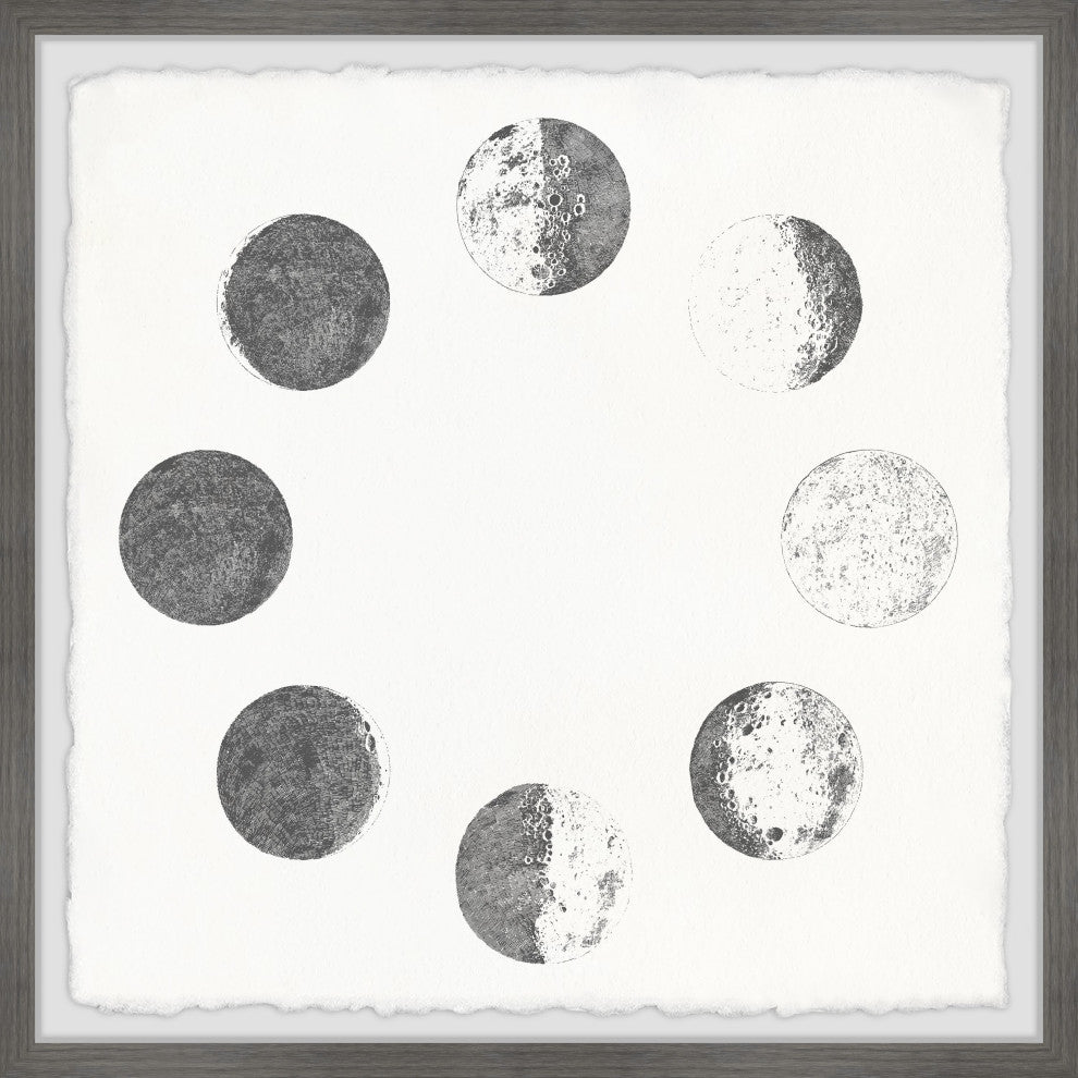 "The Lunar Month" Framed Painting Print, 12x12