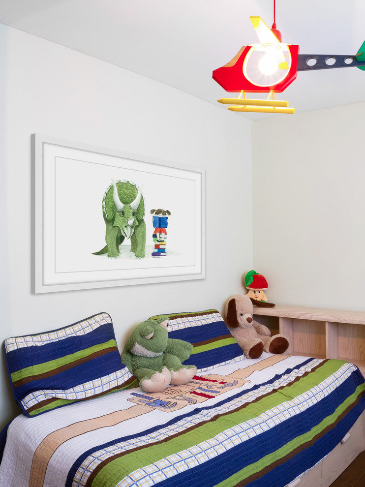 "BFF" Framed Painting Print, 24"x16"