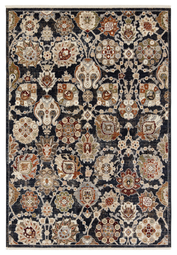 Vibe Althea Floral Blue/Cream Area Rug 5'X8'