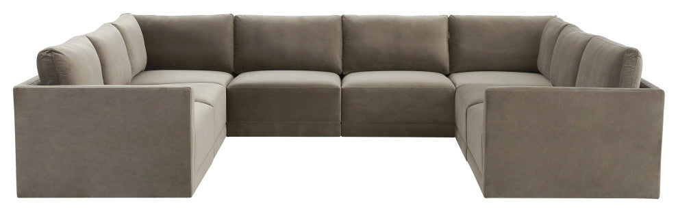 Willow Taupe Modular Large U Sectional