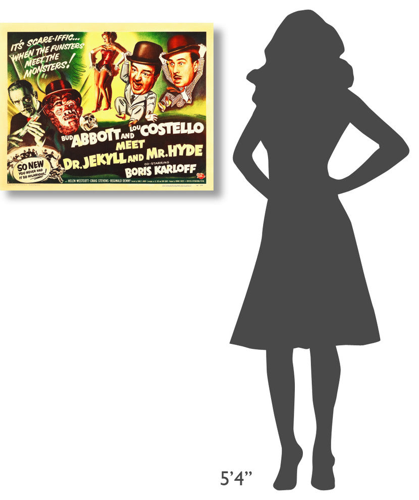 Abbott and Costello, Meet Dr Jekyll And Mr. Hyde, 30x23