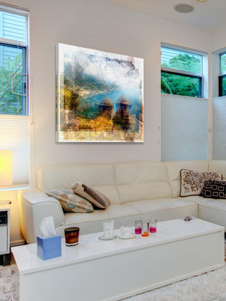 "Ravello Seaview" Painting Print on Canvas