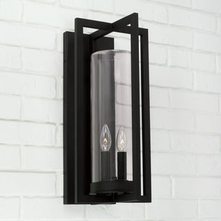 Capital Lighting 948221 Kent 2 Light 20" Tall Wall Sconce - Black