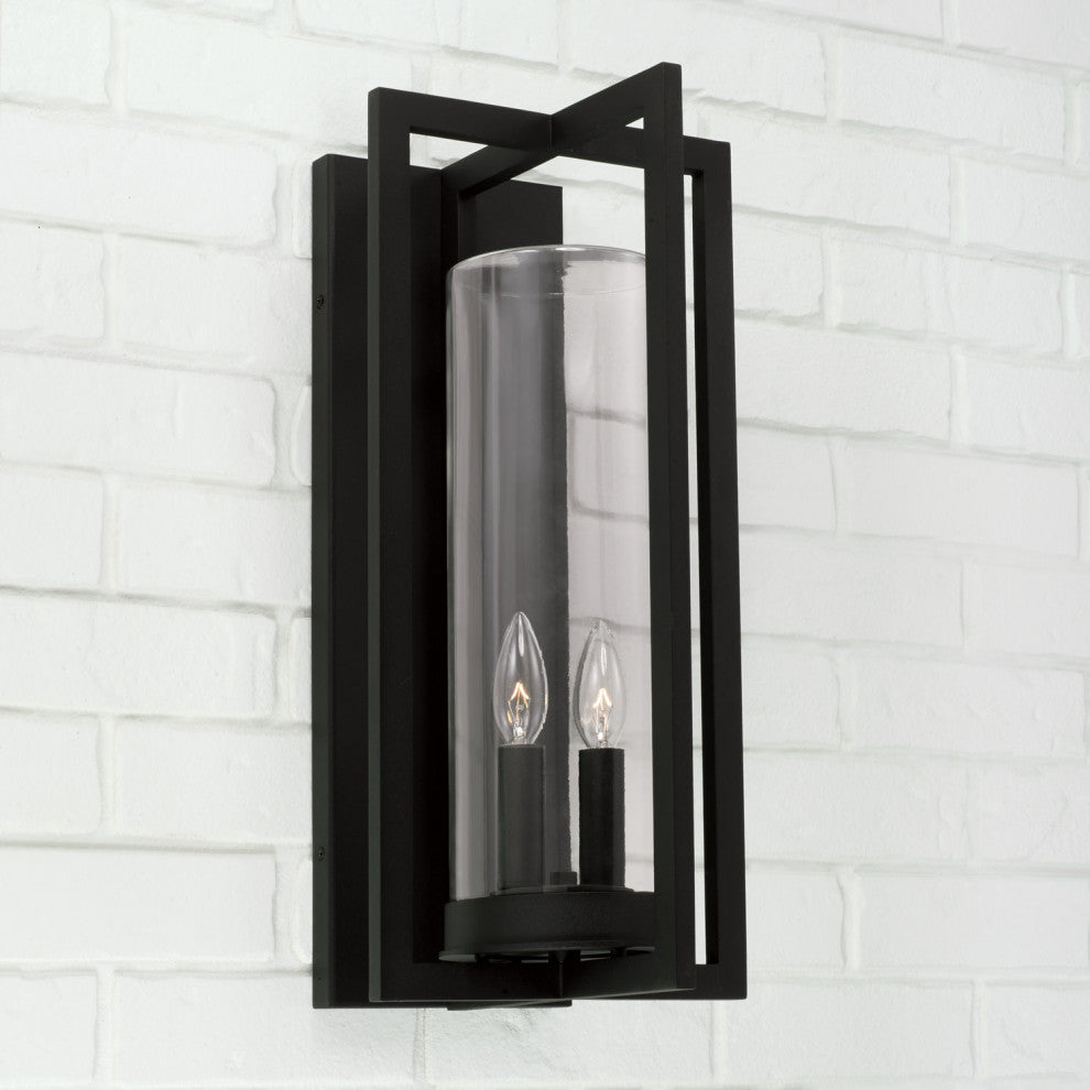 Capital Lighting 948221 Kent 2 Light 20" Tall Wall Sconce - Black