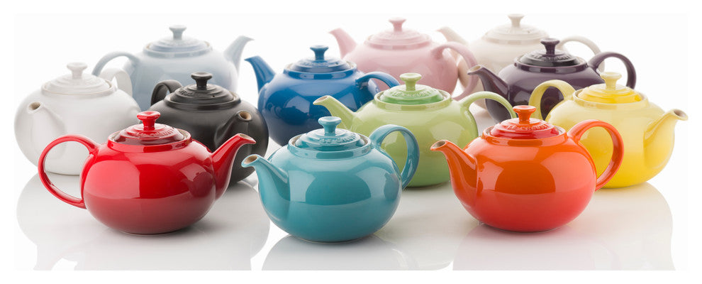 Le Creuset Stoneware Classic Teapot, 1.3 L, Cassis
