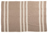 Alpaca Panama Throw 120x180Cm, Almond
