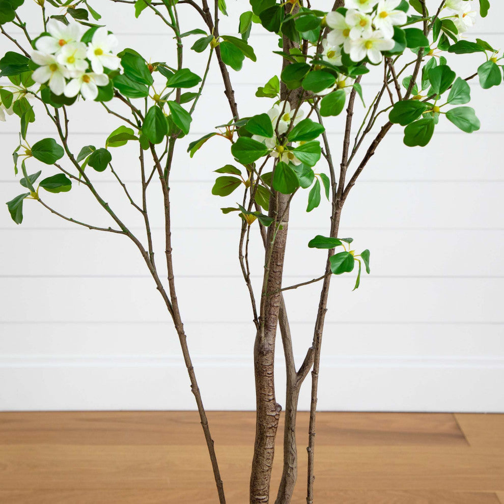 6ft. Artificial Dogwood Tree With Real Touch Leaves
