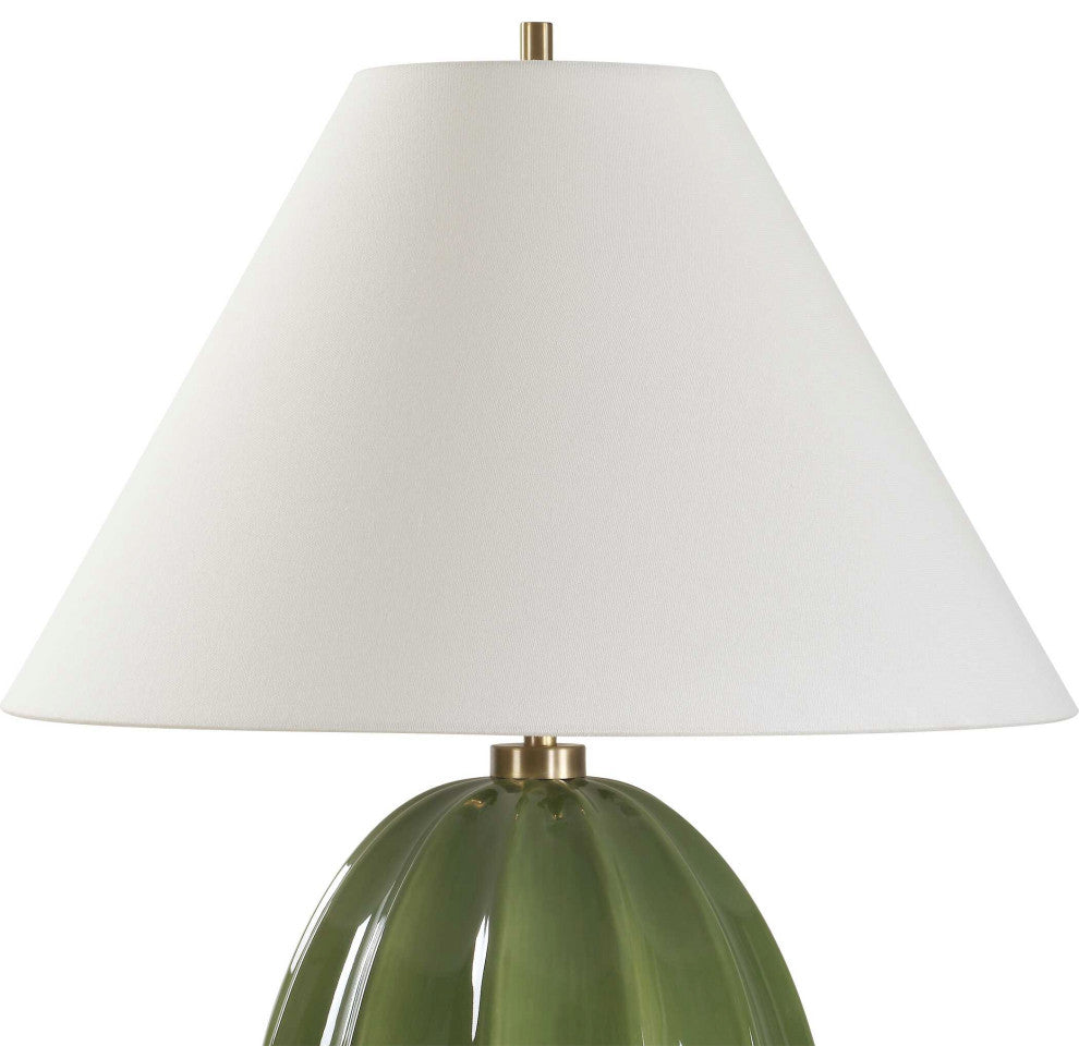 Uttermost Renna Moss Green Table Lamp