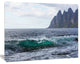 Beautiful Lofoten Island Norway, Large Seashore Canvas Print, 60"x28"