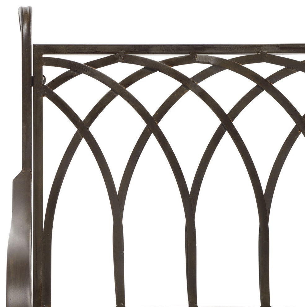 Safavieh Medrano Rocking Chair, Rustic Brown