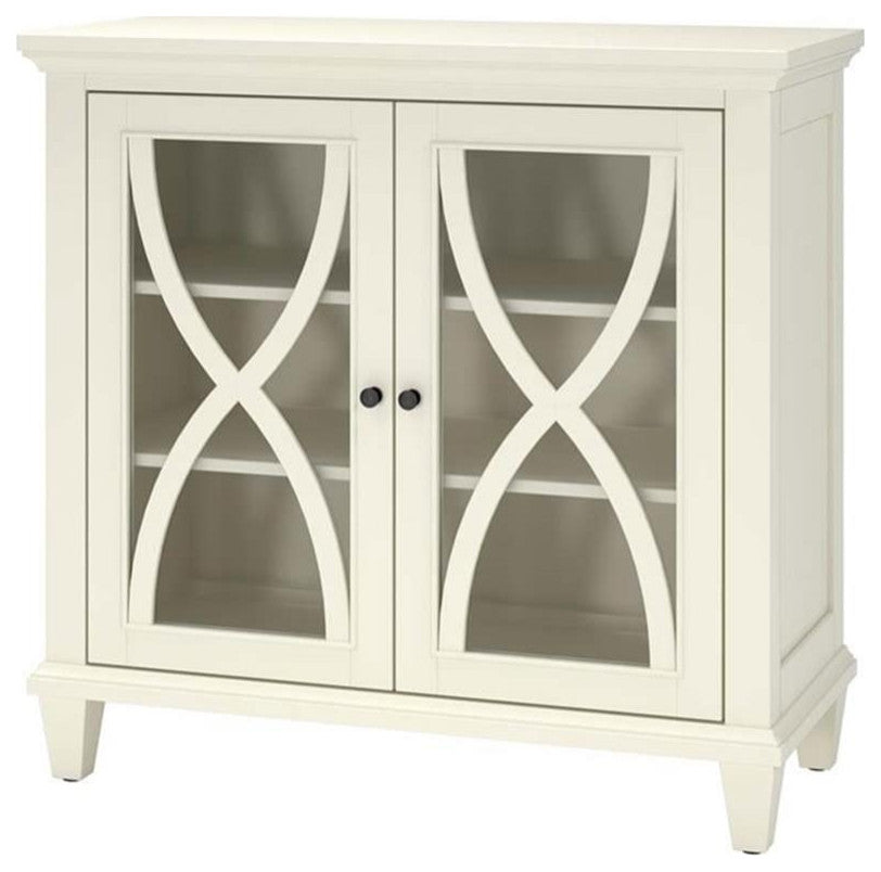 Ameriwood Home Ellington Double Door Accent Cabinet in Ivory