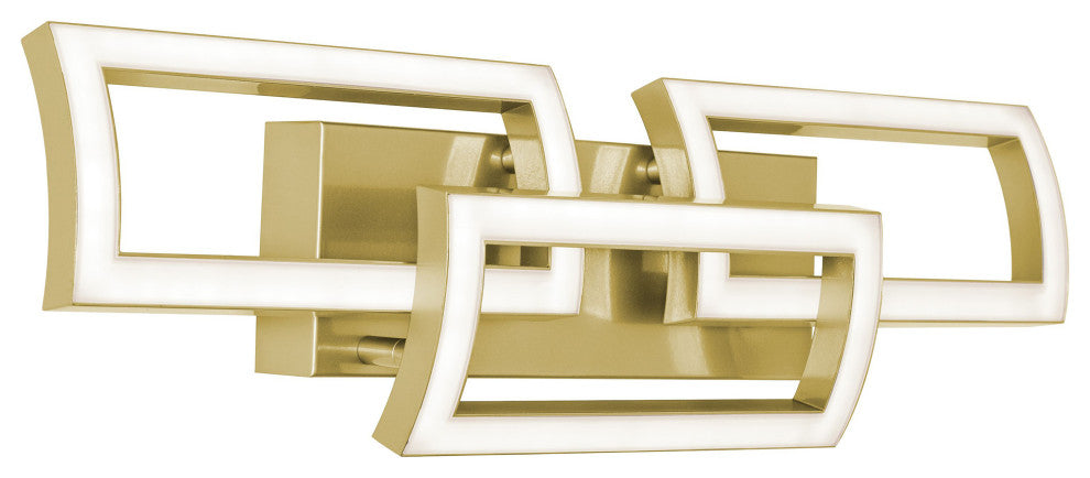 Sia 24'' LED Vanity, Gold