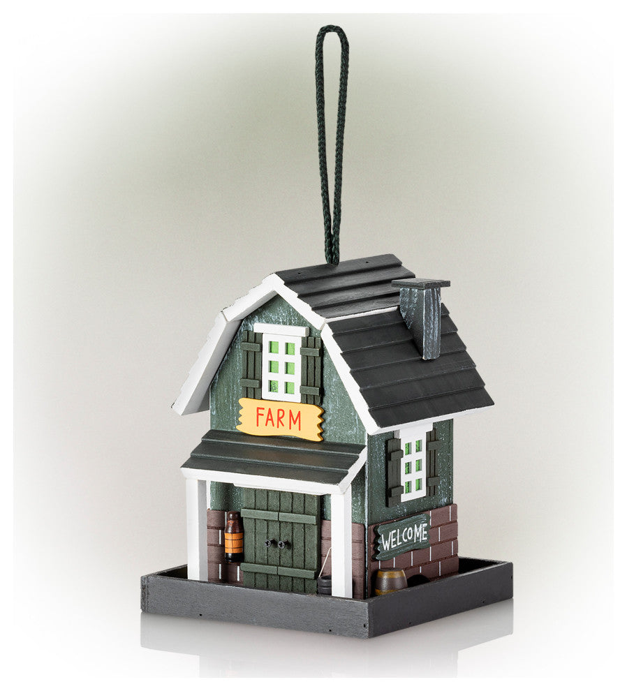 Alpine Hanging Farm Store Bird Feeder, 9"