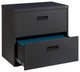 Hirsh 30-inch Width Metal 2 Drawer Home Office Lateral File Cabinet Charcoal