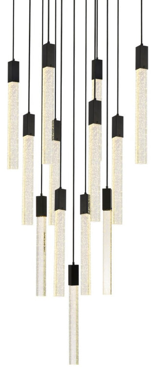 Wade 13-Light Pendant, Black