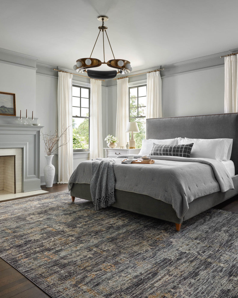 Jean Stoffer x Loloi Katherine Ink / Jade 11'-6" x 15'-7" Area Rug