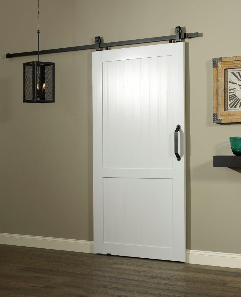 Millbrooke H Style PVC White Barn Door, 42" X 84"