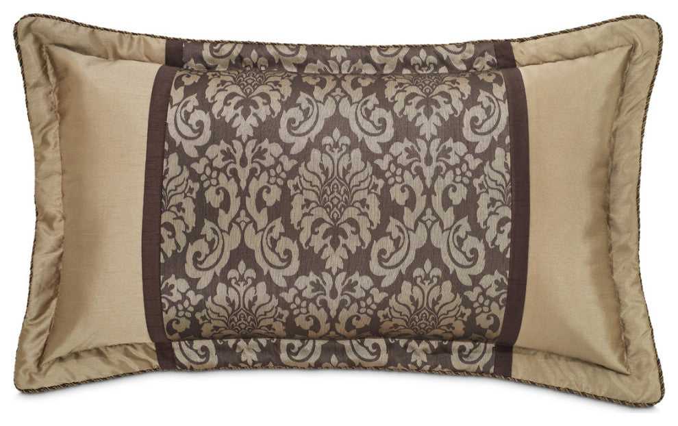Aico Amini Imperial 9 Pc Queen Comforter Set in Bronze