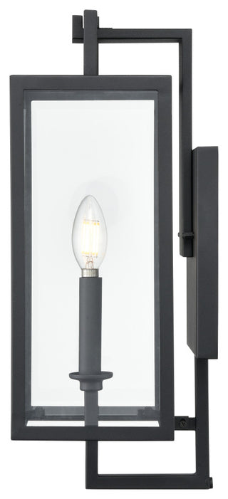Lamont 1 Light 18" Tall Textured Black Outdoor