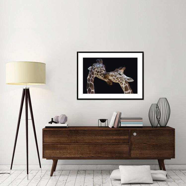 "The Kiss" Framed Digital Print by Manfred Foeger, 44x32"
