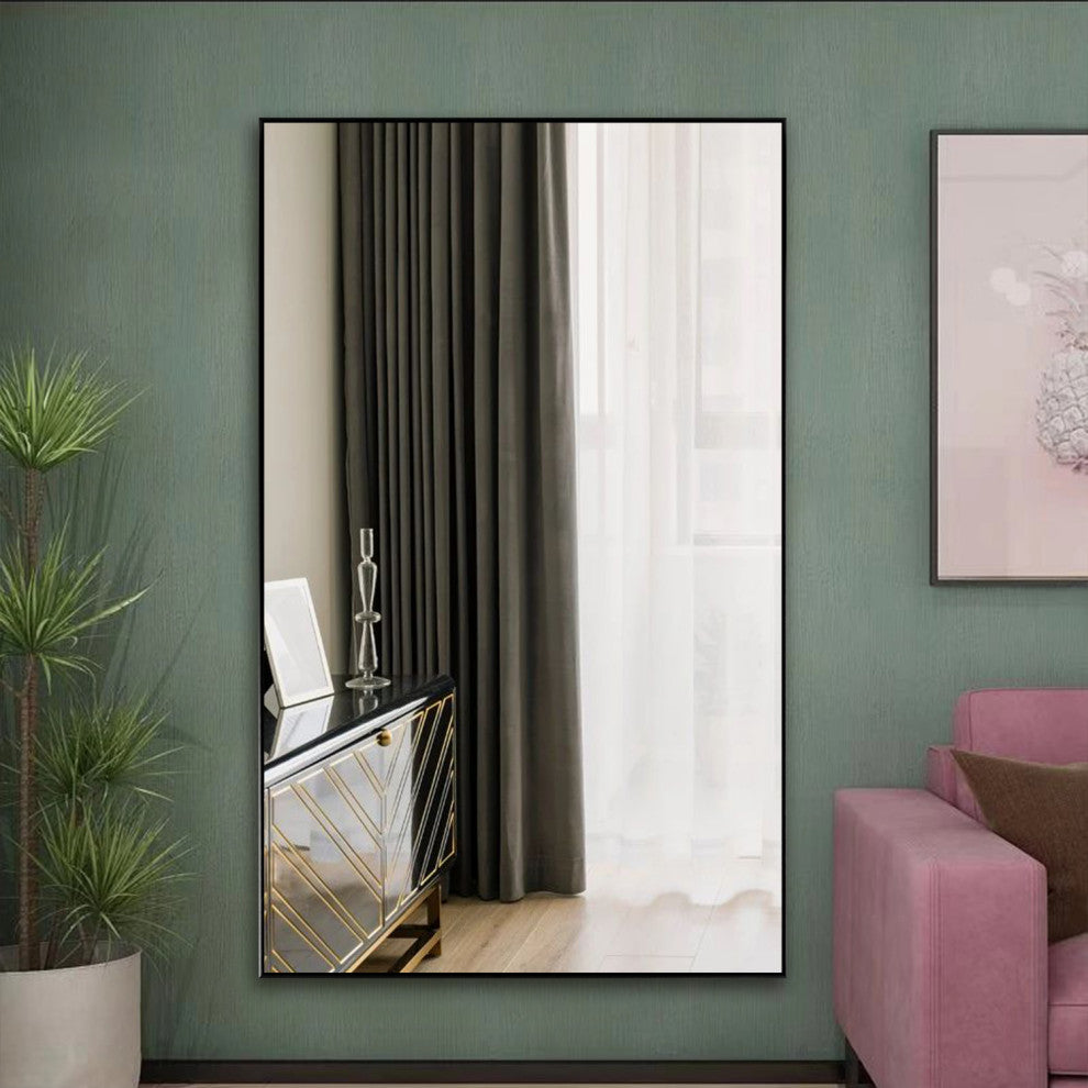 Minimal Black Wall Mirror