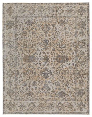 Neoma Traditional Bordered, Ivory/Tan/Gray, 10'x14' Area Rug