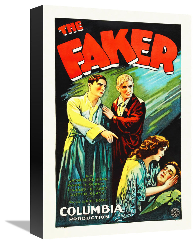 "The Faker" Stretched Canvas Giclee by Hollywood Photo Archive, 11x16"