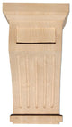 Fluted Mission Small Corbel, Cherry