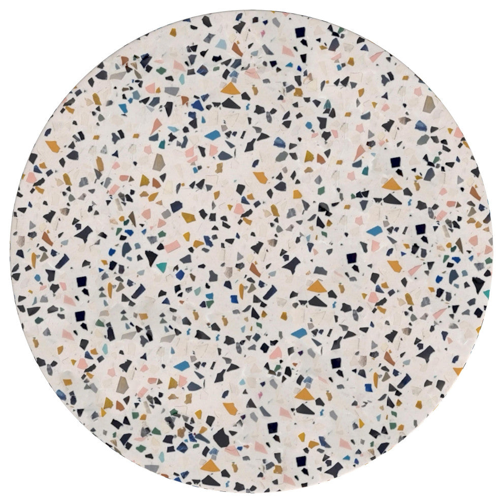 Siesta Outdoor Terrazzo Round Side Table